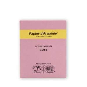Droguerie Monvoisin - Accueil 14 ambiance bougie rose papier darmenie 1 1000 min Bougie parfumée à la rose - Papier d'Arménie
