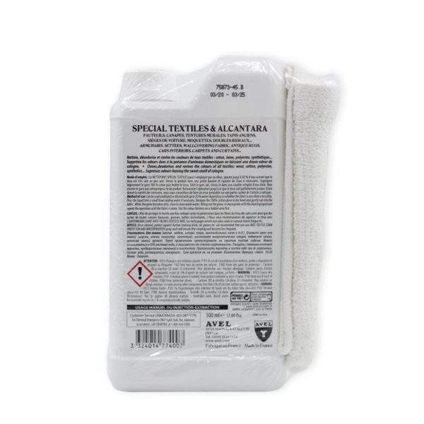 Nettoyant spécial textiles (500 ml) - AVEL 1 entretien bidon textiles 500ml avel 2 1000 min entretien bidon textiles 500ml avel 2 1000 min entretien bidon textiles 500ml avel 2 1000 min