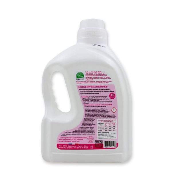 Lessive hypoallergénique (2 L) - Bulle Verte 1 entretien lessive hypoallergenique delicat bulle verte 2l 2 1000 min entretien lessive hypoallergenique delicat bulle verte 2l 2 1000 min entretien lessive hypoallergenique delicat bulle verte 2l 2 1000 min