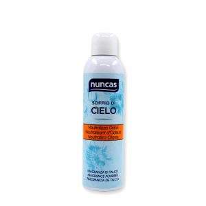 Soffio Di Cielo - Neutralisant d'odeurs (250 ml) - Nuncas 2 entretien neutralisant odeurs soffio di cielo nuncas 250ml 1 1000 min Soffio Di Cielo - Neutralisant d'odeurs (250 ml) - Nuncas – Image 1