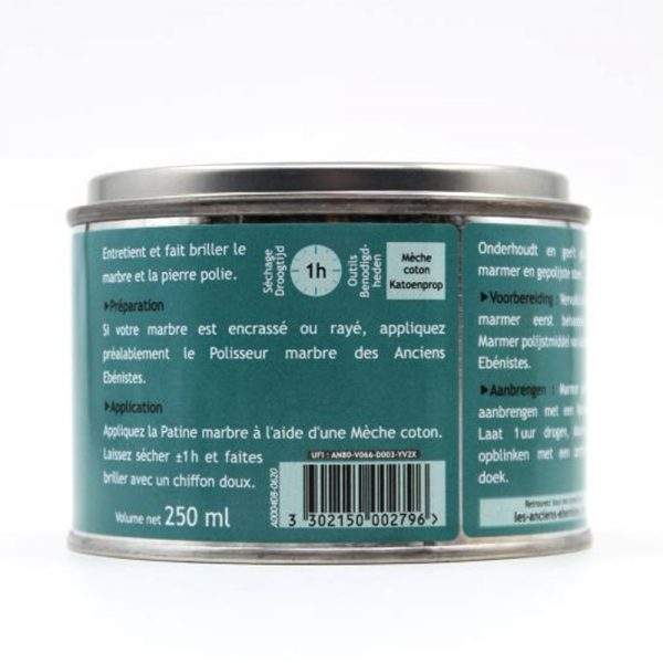 Patine marbre (250 ml) - Les Anciens Ebenistes 2 entretien patine 250ml les anciens ebenistes 2 1000 min entretien patine 250ml les anciens ebenistes 2 1000 min entretien patine 250ml les anciens ebenistes 2 1000 min
