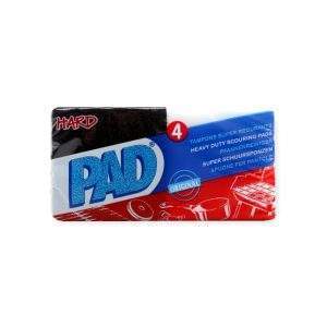 Tampons Pads super récurant sur éponge synthétique (x 4) 2 hygiene eponge pads 1 1000 min Tampons Pads super récurant sur éponge synthétique (x 4) – Image 1