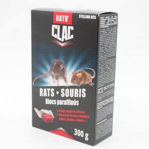 Blocs paraffinés rats et souris (300 g) - Ratu'Clac
