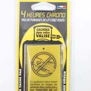 Plaquette anti-punaises de lit pour le voyage (10 g/Plaquette) - Tranquilléo