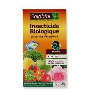 Jardin 11 insecticide solabiol 25g 1000 1 Pyrale du Buis au Bacillus Thuringiensis (15 g) - Solabiol