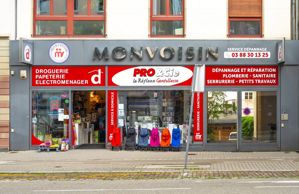 Droguerie Monvoisin Strasbourg - Notre magasin - façade